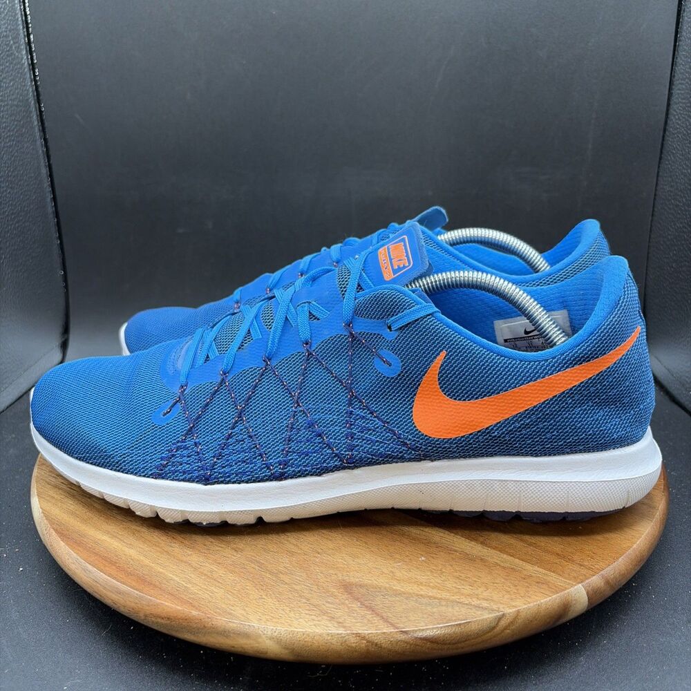 Nike Flex Fury 2 Mens Size 12 Running Shoes Blue Sneaker 819134-402